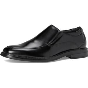 Dockers Mens Lawton Loafers US 8.5 Wide EU 41.5 Black Leather Slip On NIB